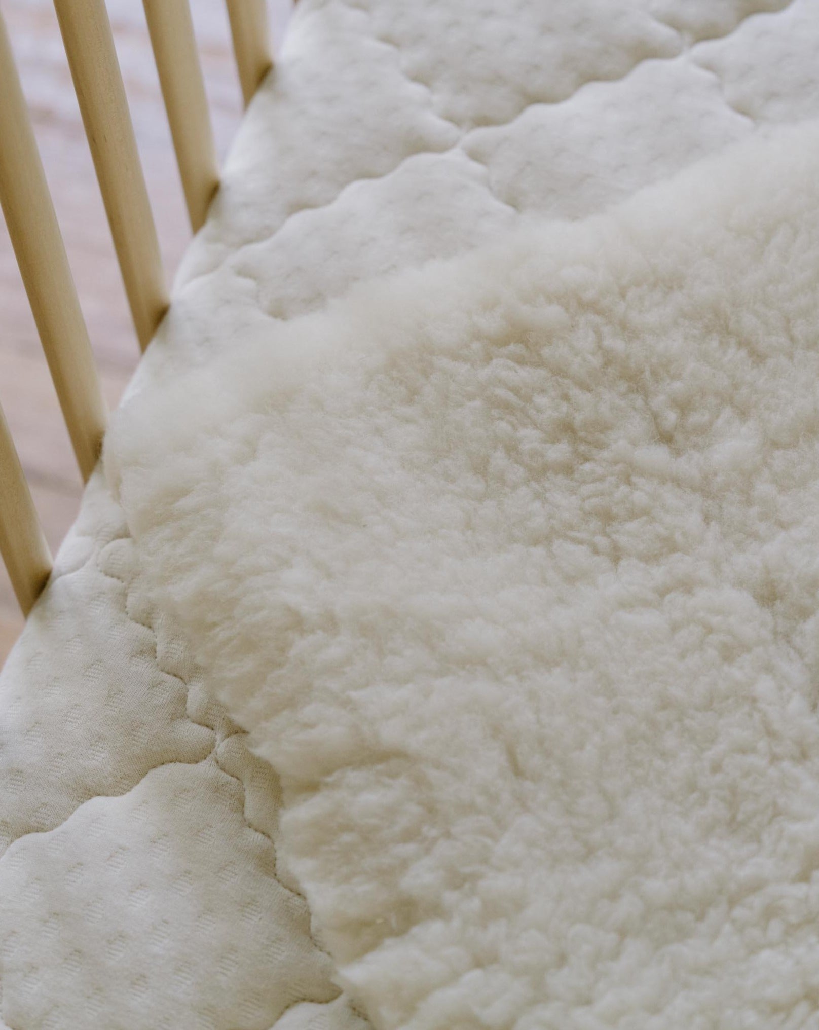 Resthouse Natural Crib Fleece Topper