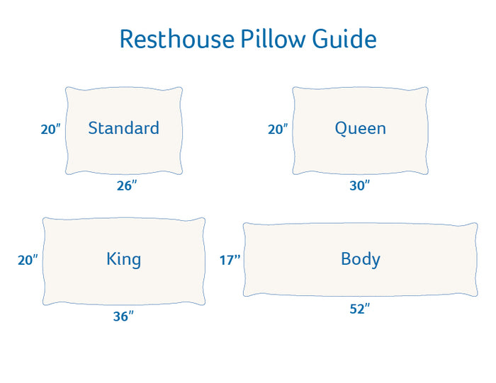 Resthouse Pillow Size Guide -HD