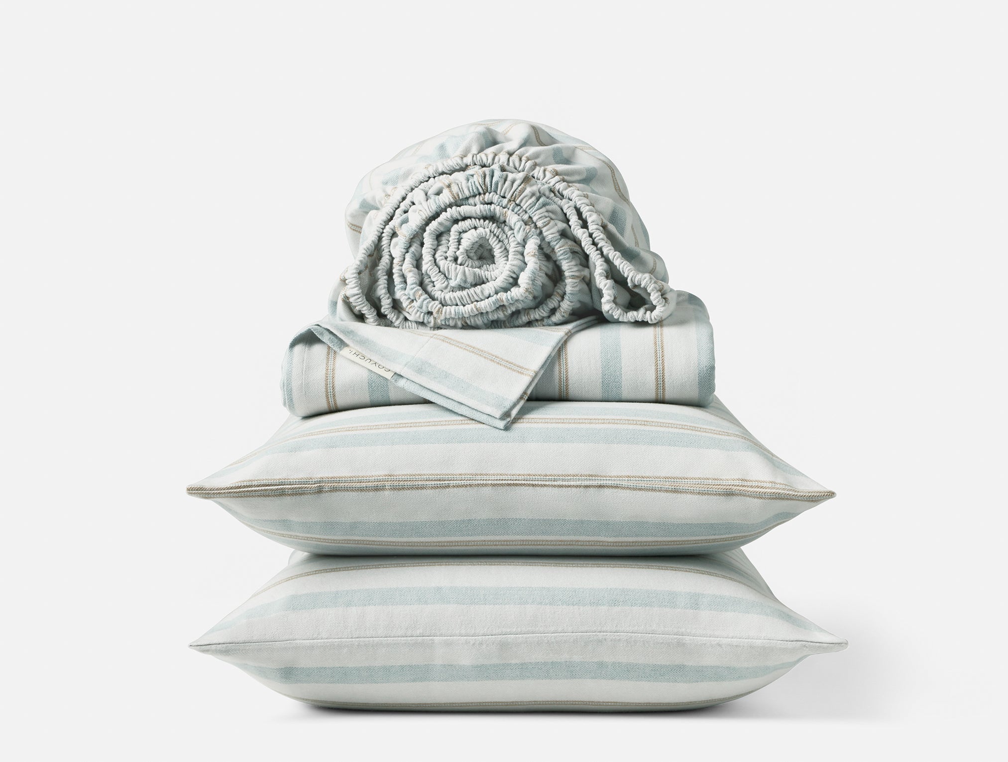 Cloud Brushed Organic Cotton Flannel Sheet Set
