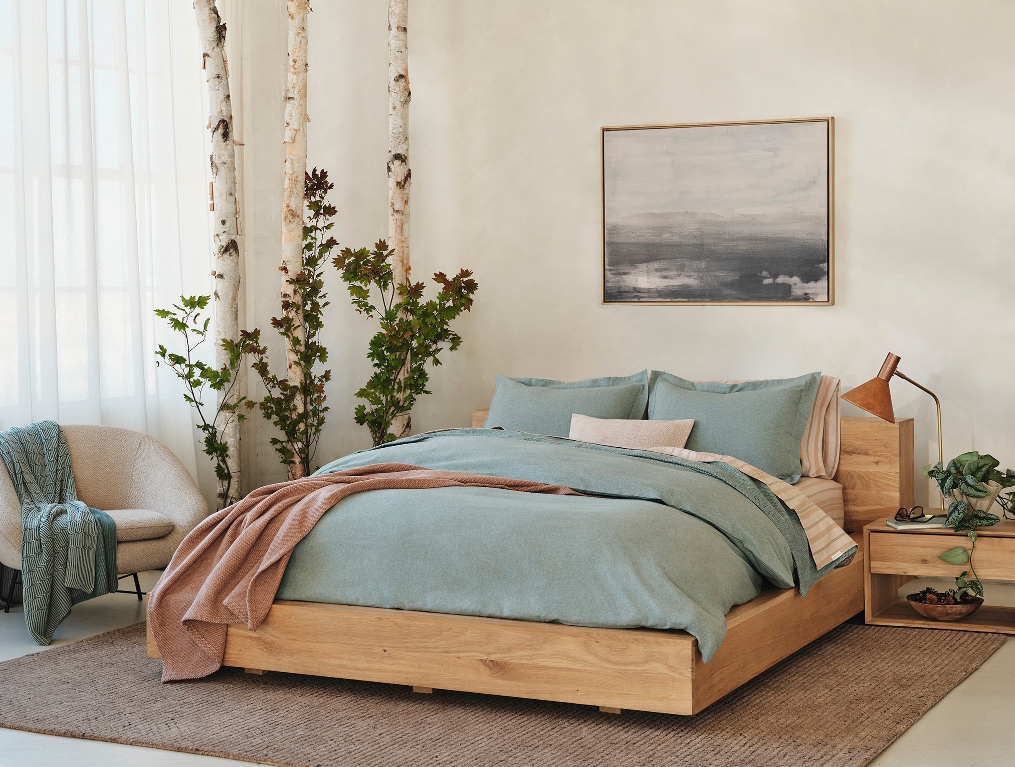 Cloud Brushed Organic Cotton Flannel Duvet Cover