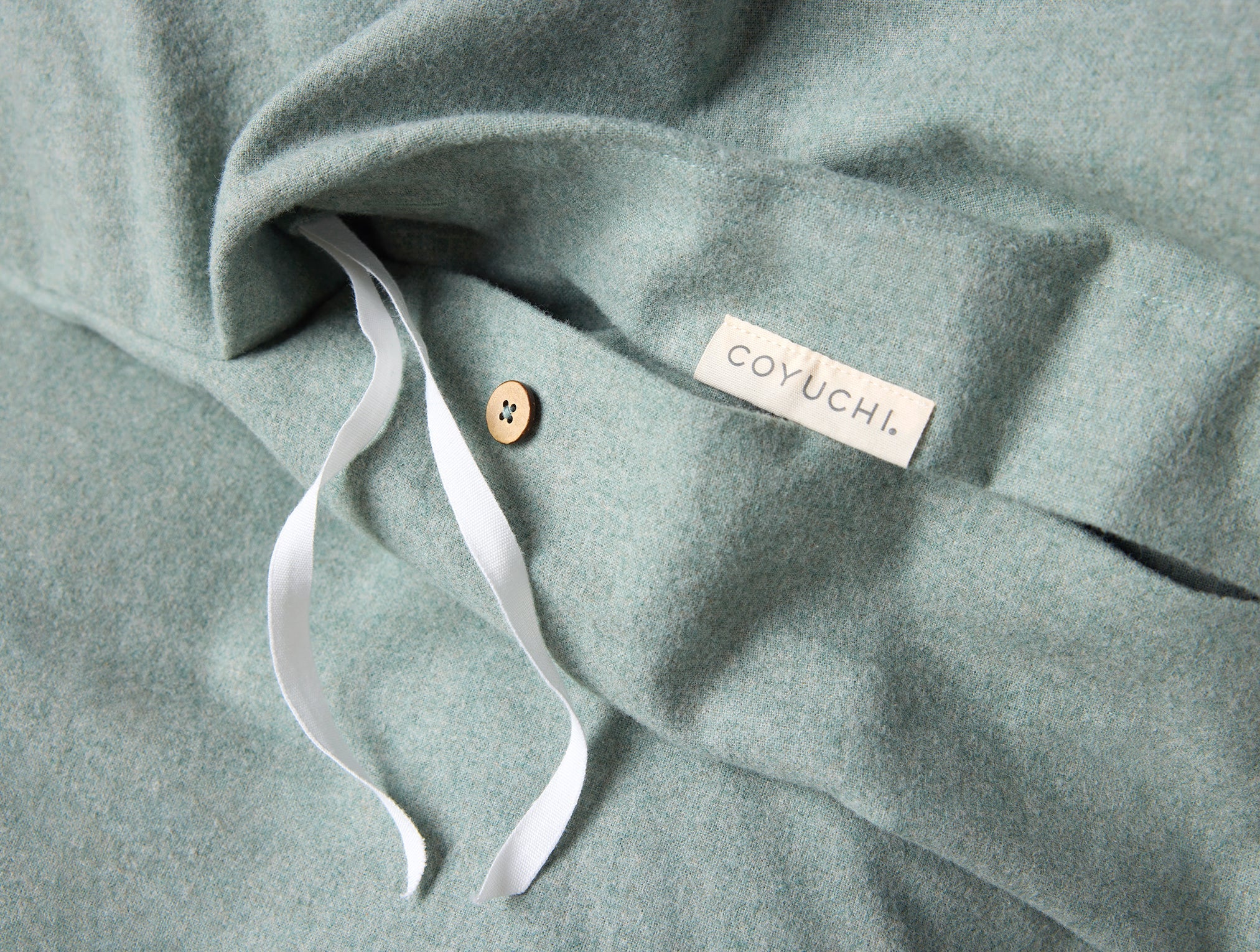 Cloud Brushed Organic Cotton Flannel Duvet Cover