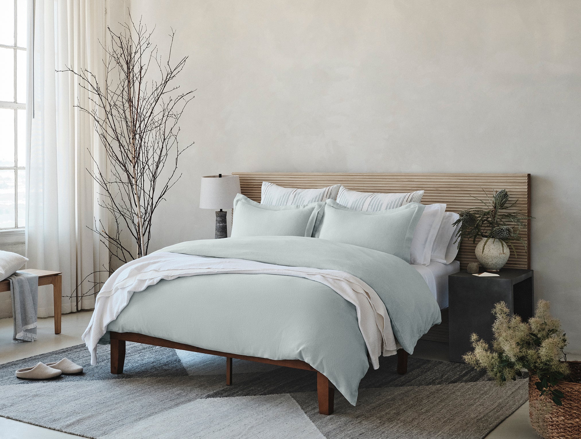 Cloud Brushed Organic Cotton Flannel Duvet Cover