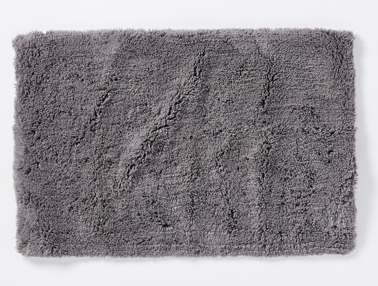 Coyuchi Organic Shag Bath Rug #colour_slate