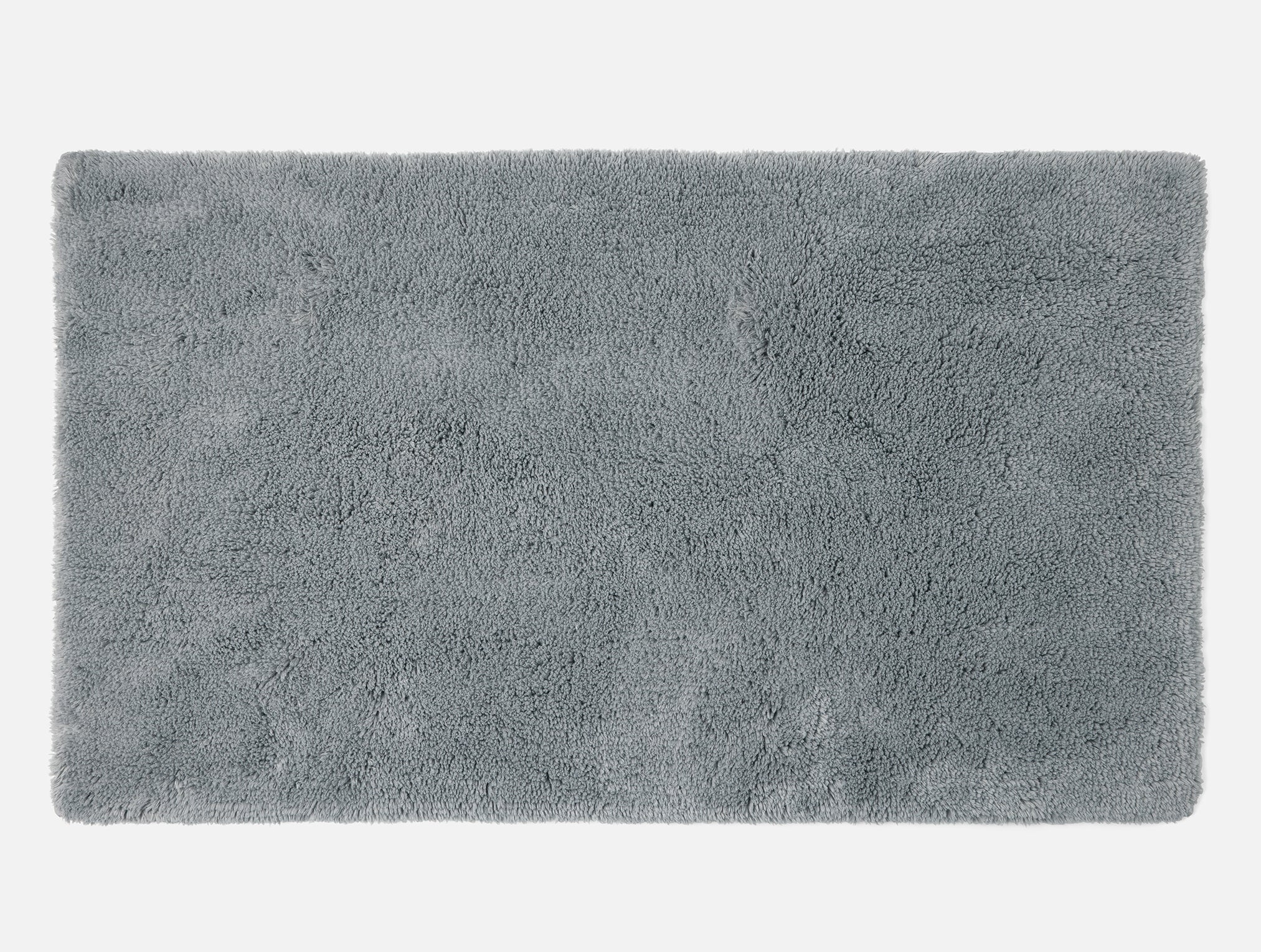 Coyuchi Organic Shag Bath Rug - full view of bath mat #colour_fossil