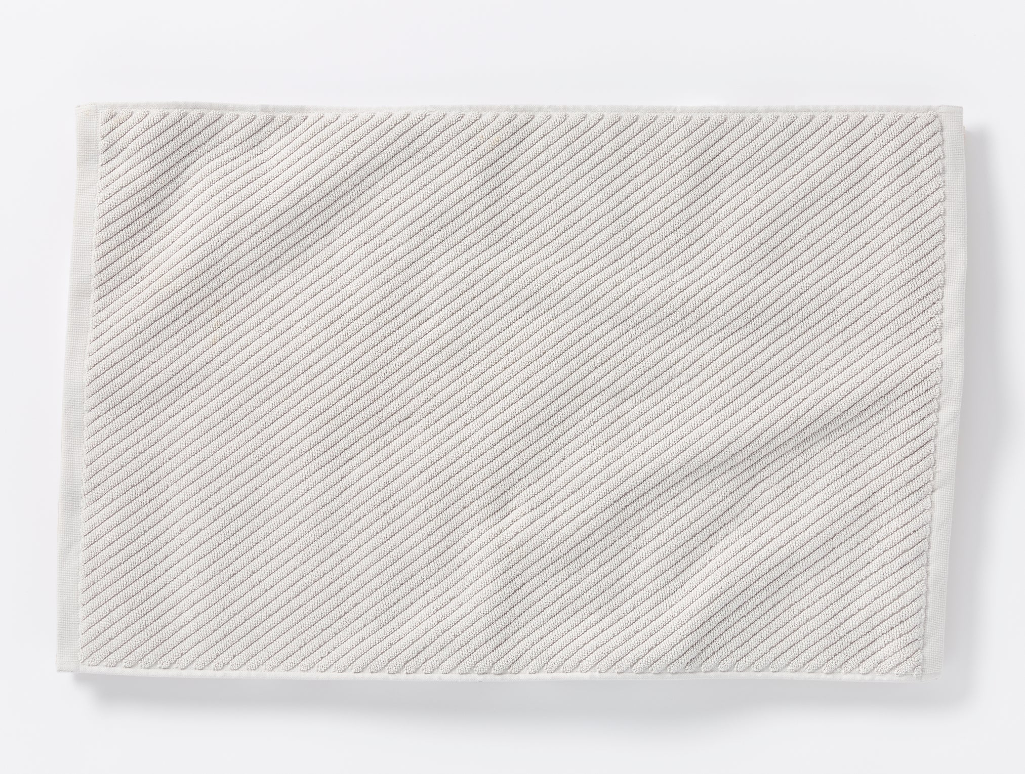 Coyuchi Organic Twill Bath Mat #colour_fog