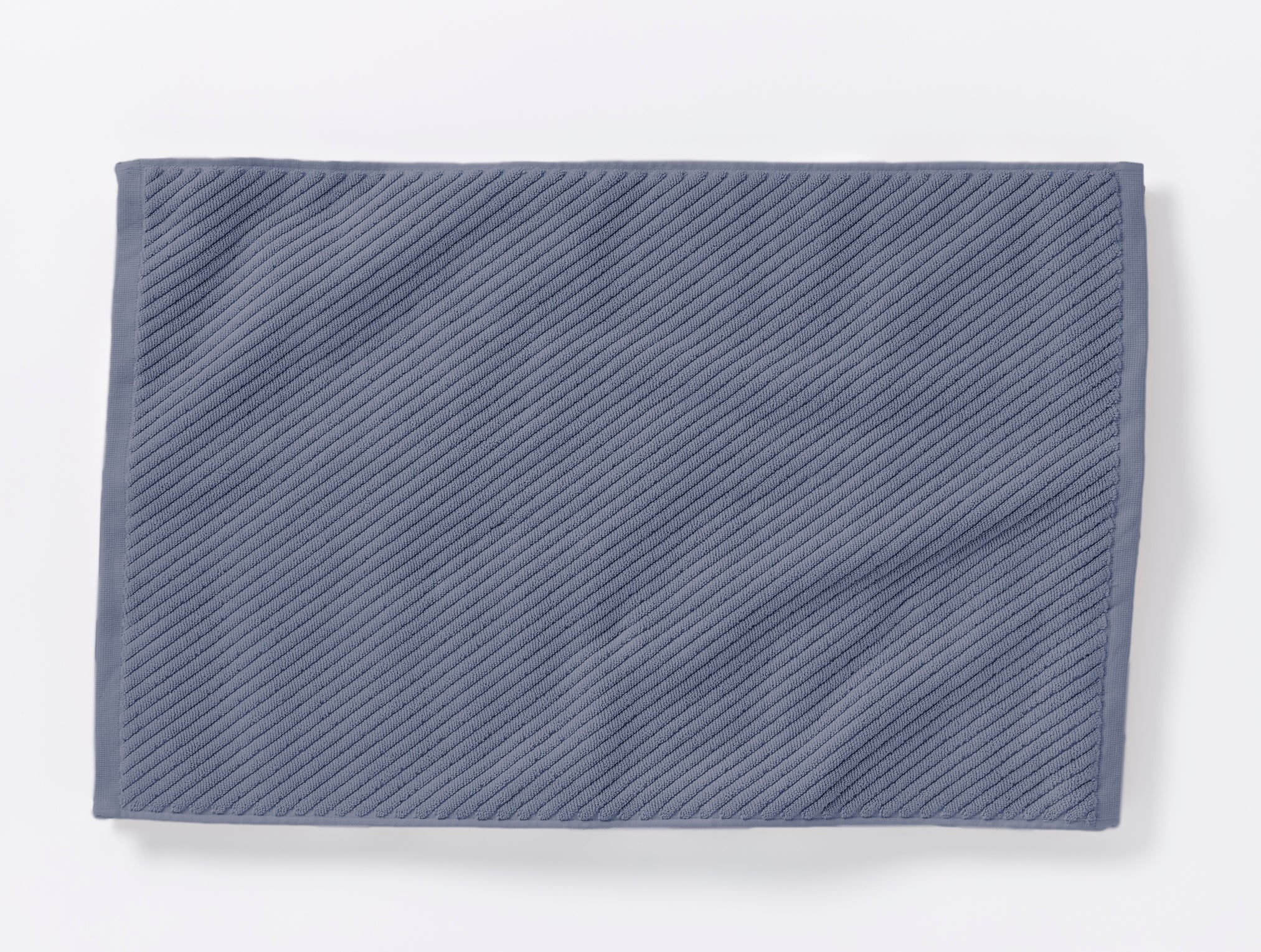 Coyuchi Organic Twill Bath Mat #colour_gulf