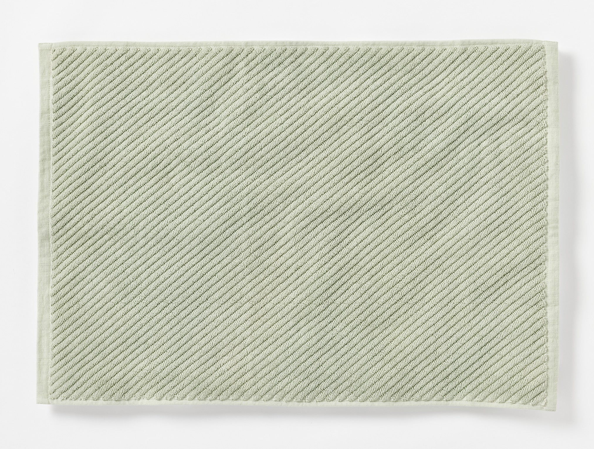 Coyuchi Organic Twill Bath Mat #colour_jade