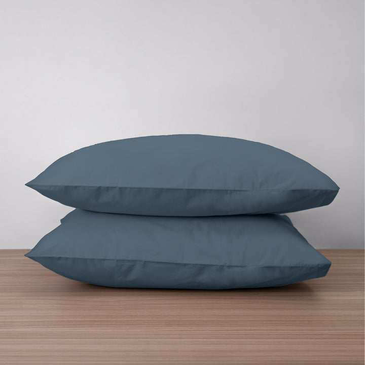 Homebird Organic Cotton Percale Pillowcase #colour_ink