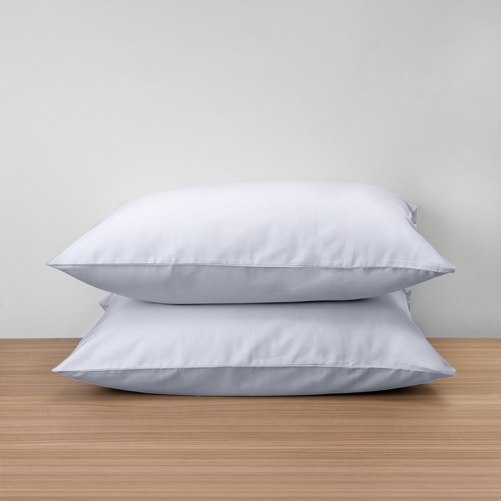 Homebird Organic Cotton Sateen Pillowcases #colour_blue
