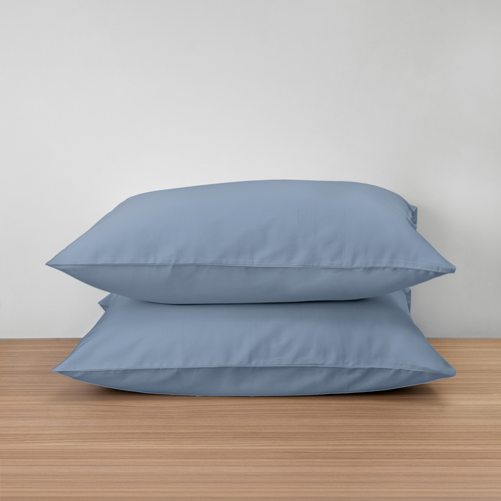 Homebird Organic Cotton Sateen #colour_steel blue