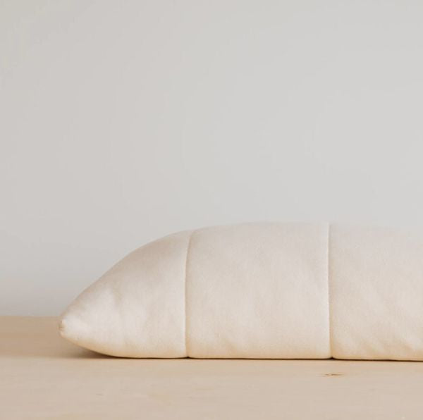 Kakun Organic Luxury Body Pillow Inner Case - showing one third of pillow in frame