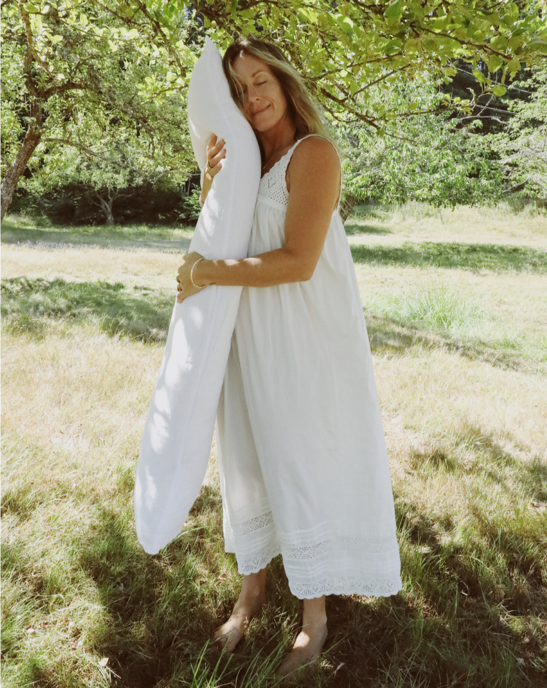 Kakun Organic Linen Body Pillow Case
