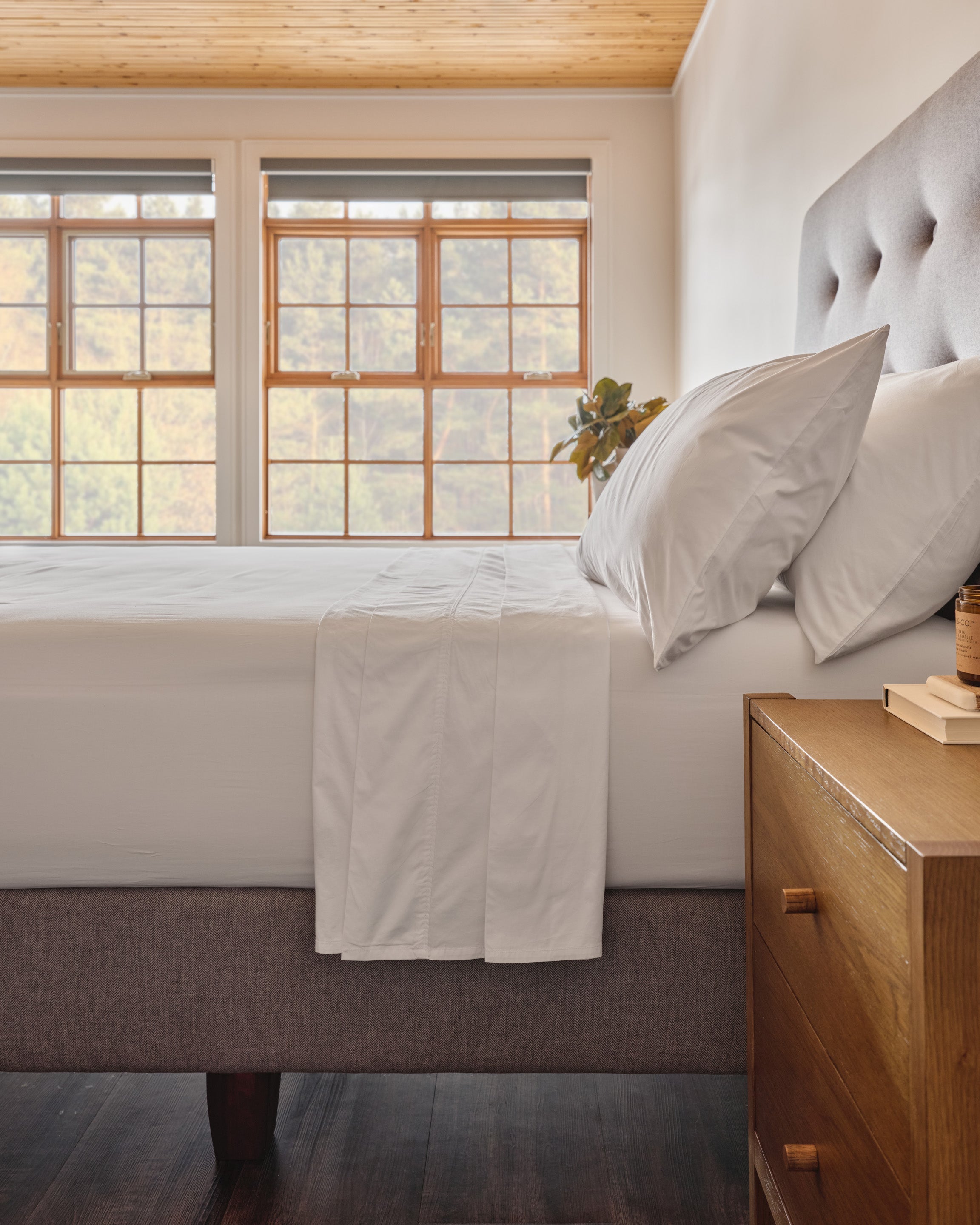 400 Thread Count Organic Cotton Percale Sheet Set