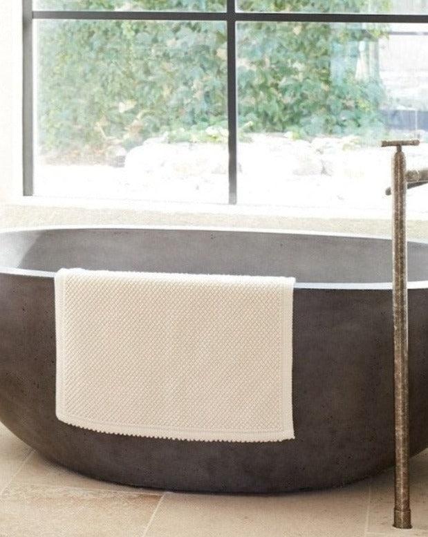 Air Weight Organic Twill Bath Mat