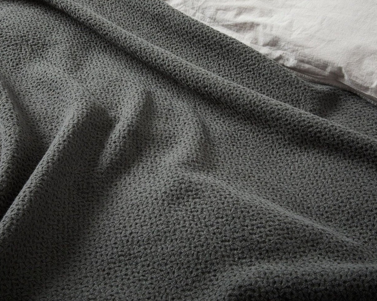 Organic Cotton Honeycomb Blanket