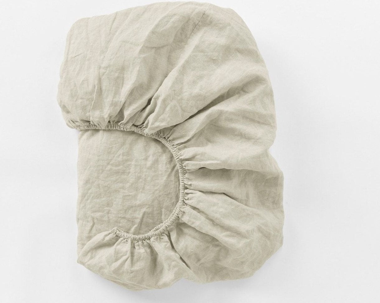 Organic Linen Fitted Sheets available at Resthouse Sleep Solutions