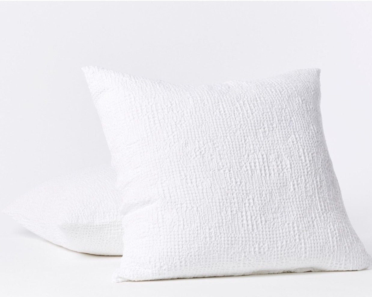 These organic cotton shams are warm yet light, patterned yet soft and comfortable next to your skin.