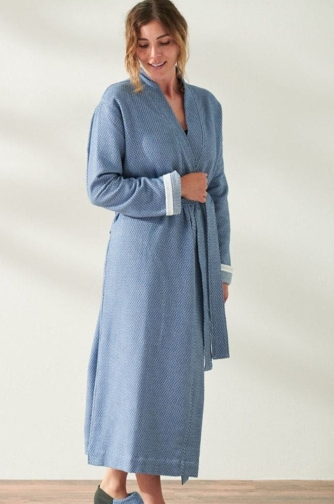 Unisex Mediterranean Organic Modern Robe
