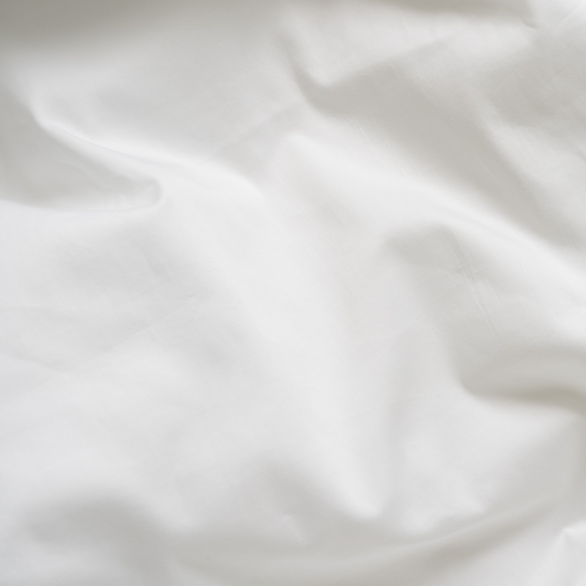 Homebird Organic Sateen Flat Sheet - close up #colour_white