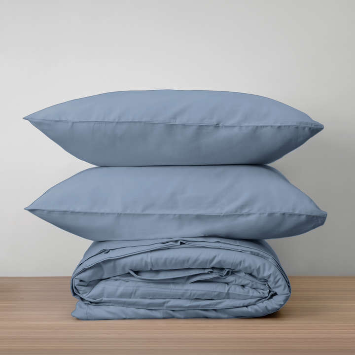 Organic Cotton Sateen Duvet Cover and Pillowcases