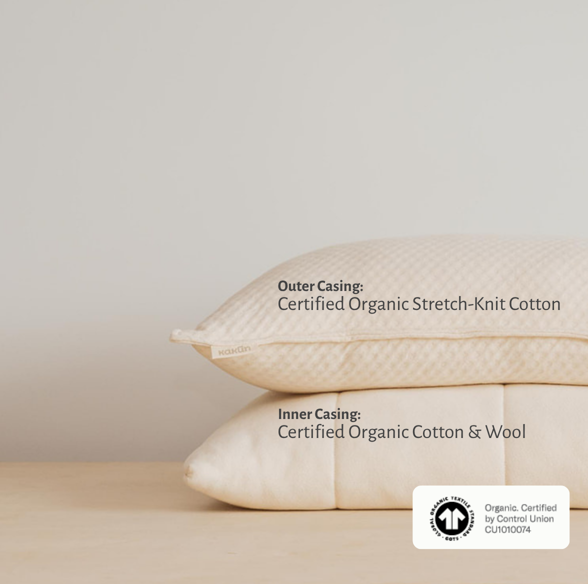 Kakun Luxury Organic Latex Pillow