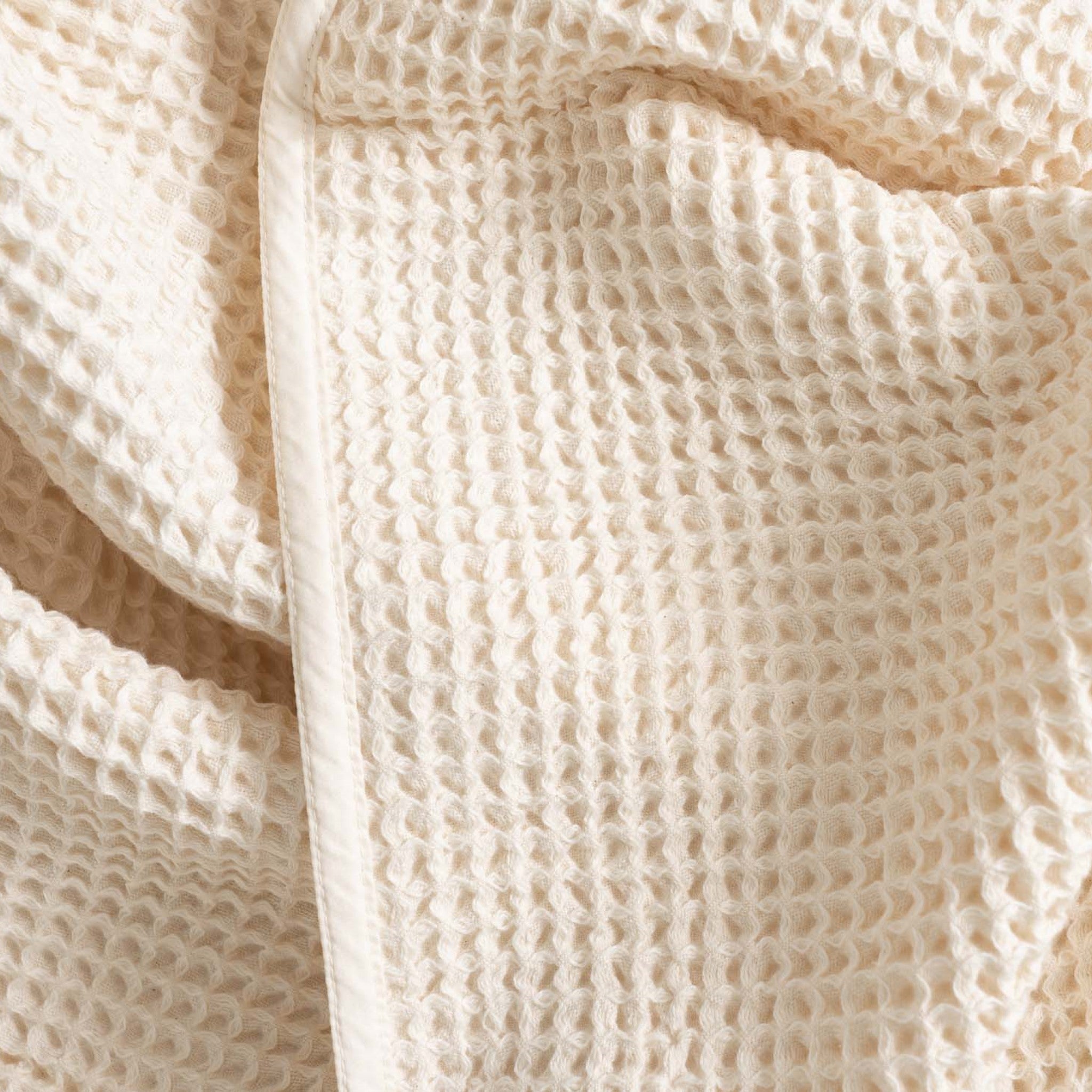 Organic Cotton Waffle Throw