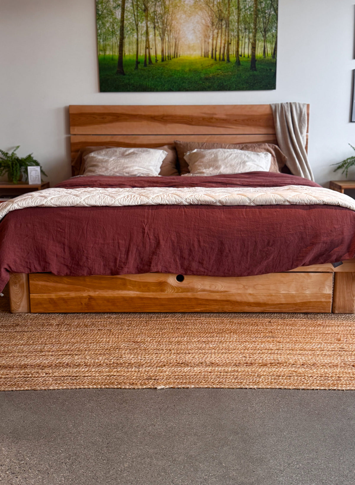Adrift Birchwood North Bed Drawer in bedroom setting