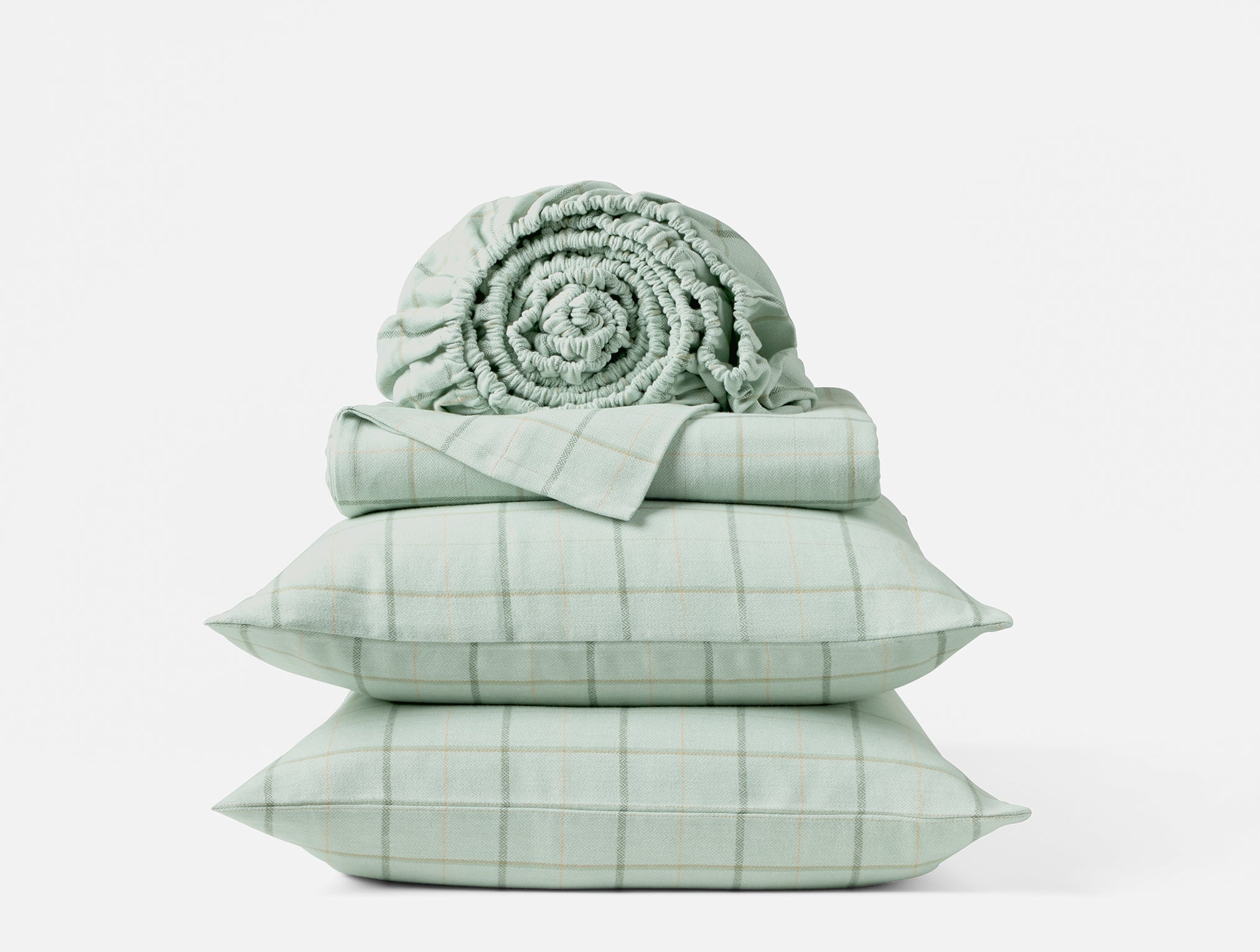 Cloud Brushed Organic Cotton Flannel Sheet Set