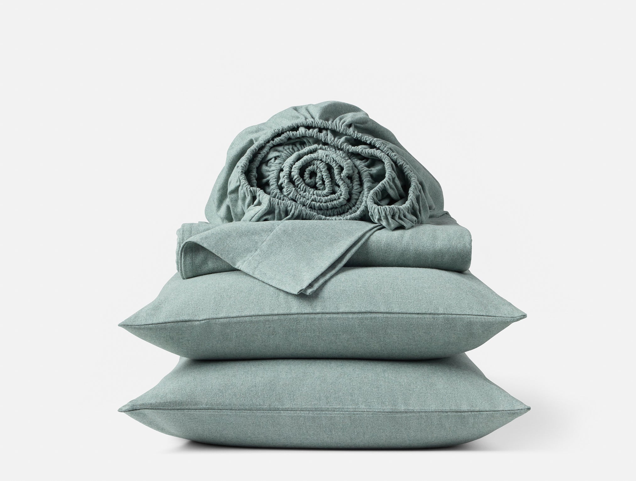 Cloud Brushed Organic Cotton Flannel Sheet Set