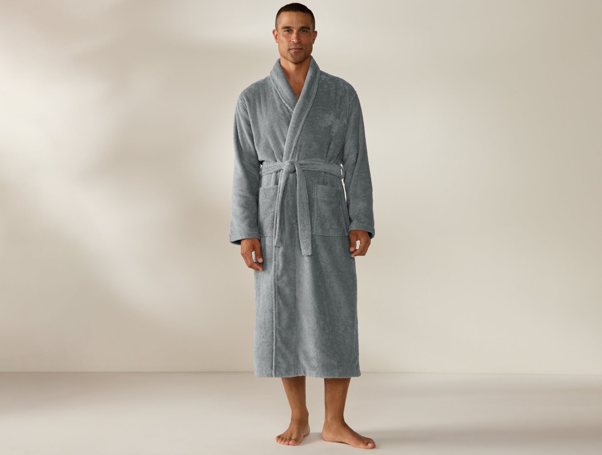 Unisex Cloud Loom Organic Cotton Robe by Coyuchi | Long Staple Cotton