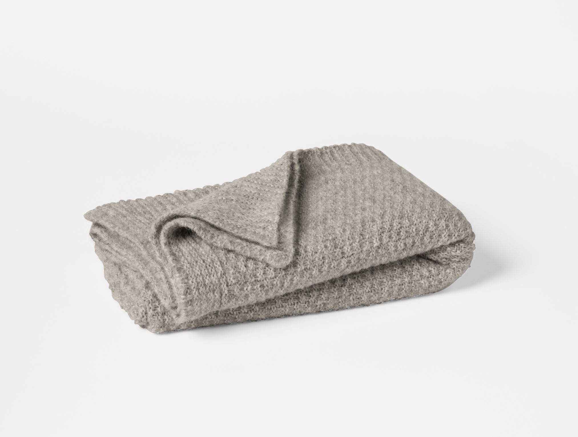 Cordillera Alpaca Cotton Knit Throw
