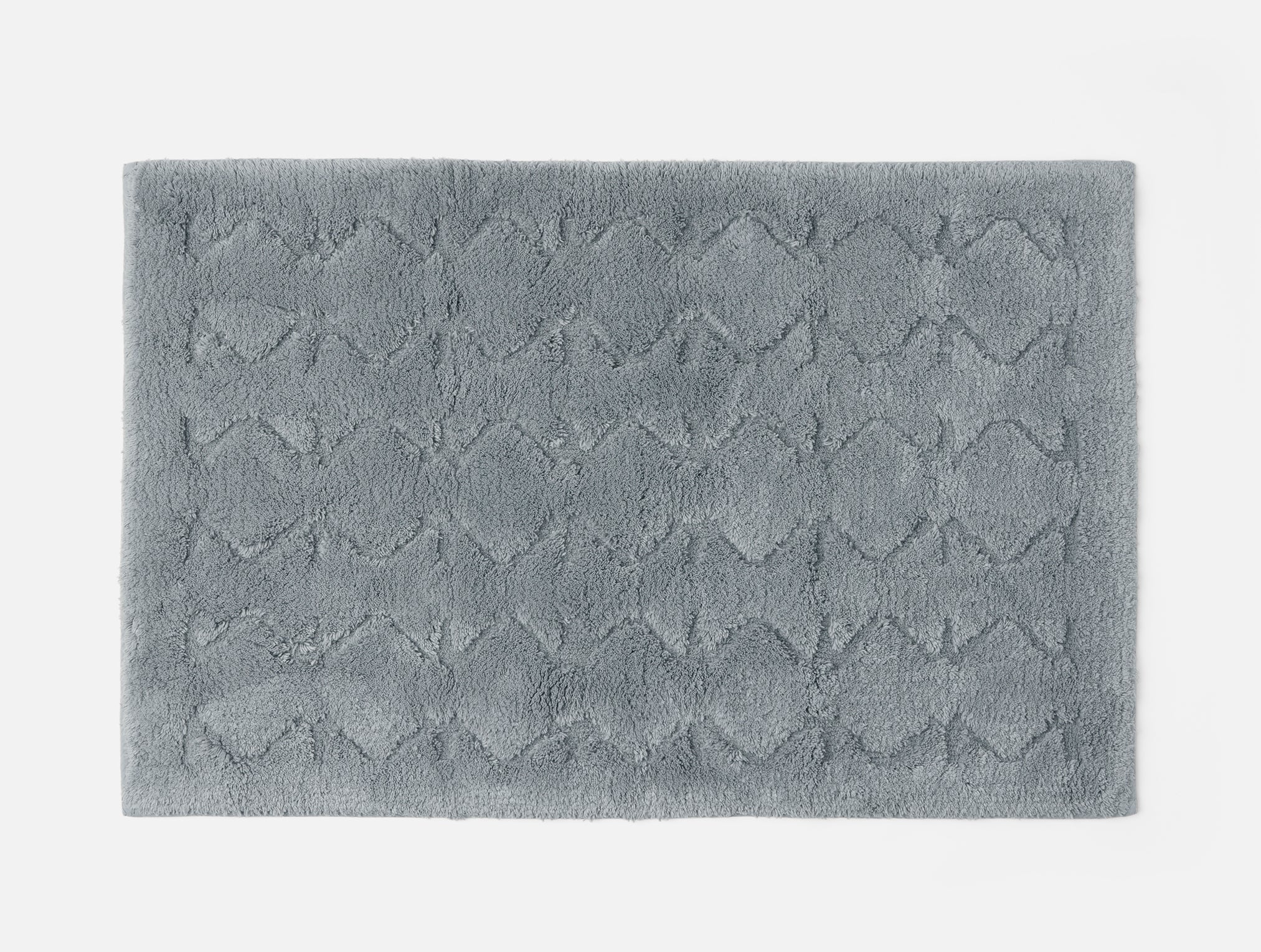 Coyuchi Diamond Shag Organic Bath Mat Fossil - standalone #colour_fossil