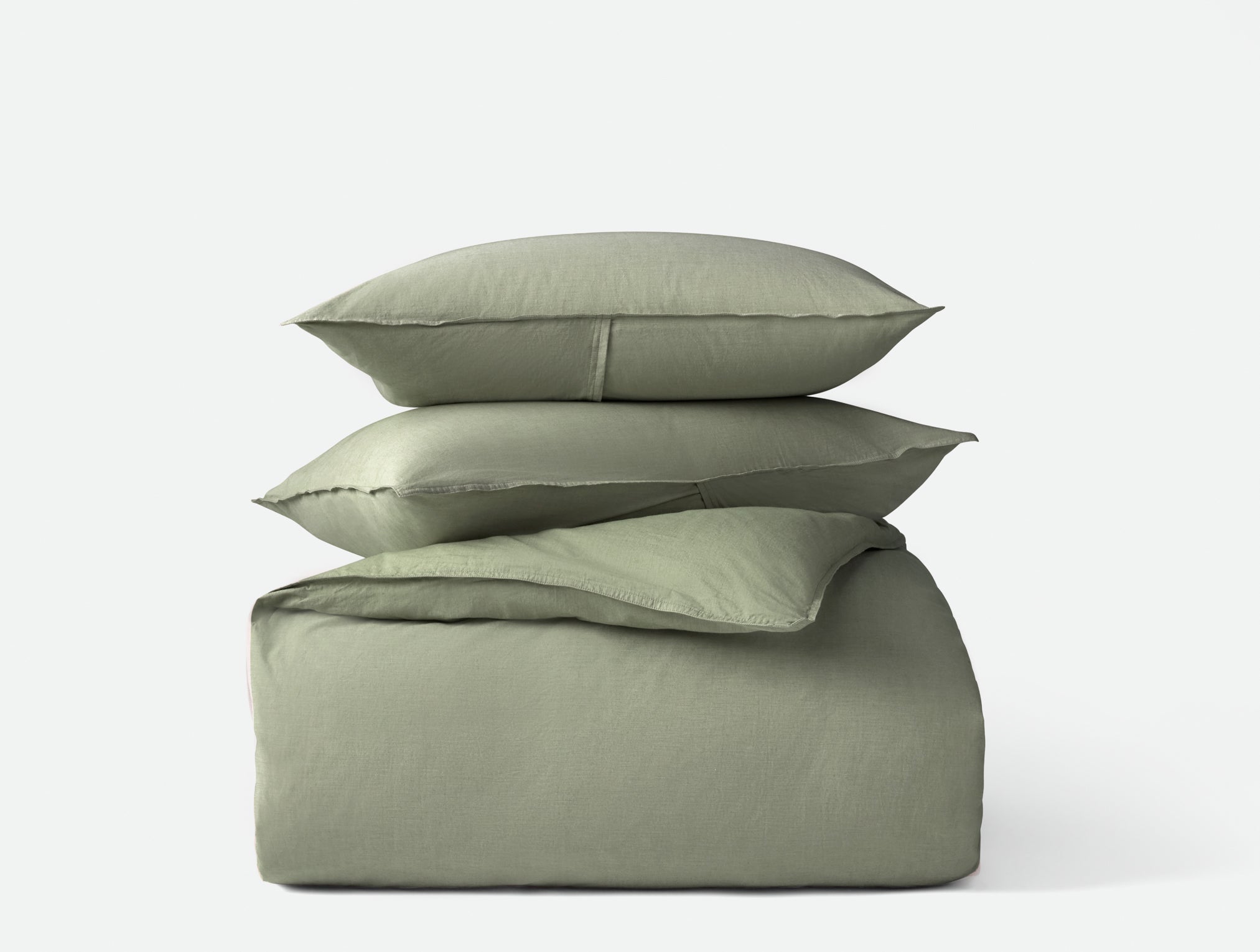 Organic Cotton Crinkled Percale Duvet Cover