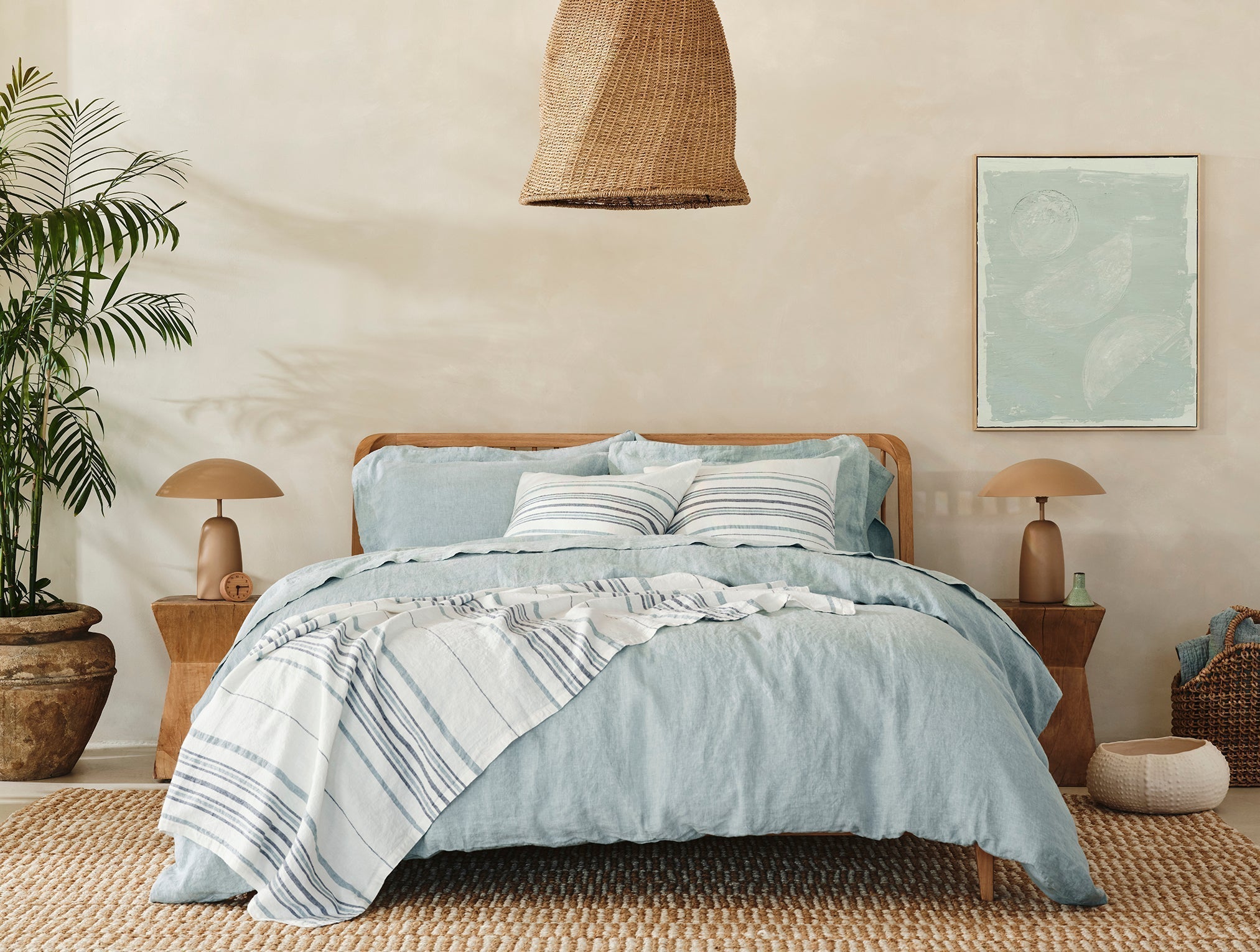 Mojave Organic Linen Throw