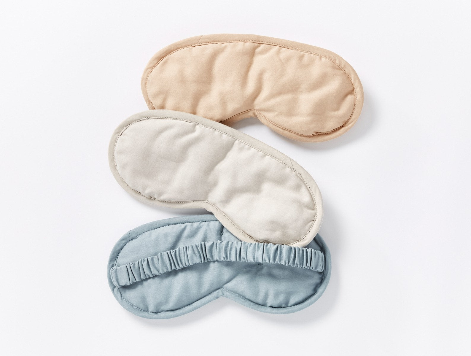 Coyuchi Relaxed Sateen Organic Eye Mask - three colours #colour_