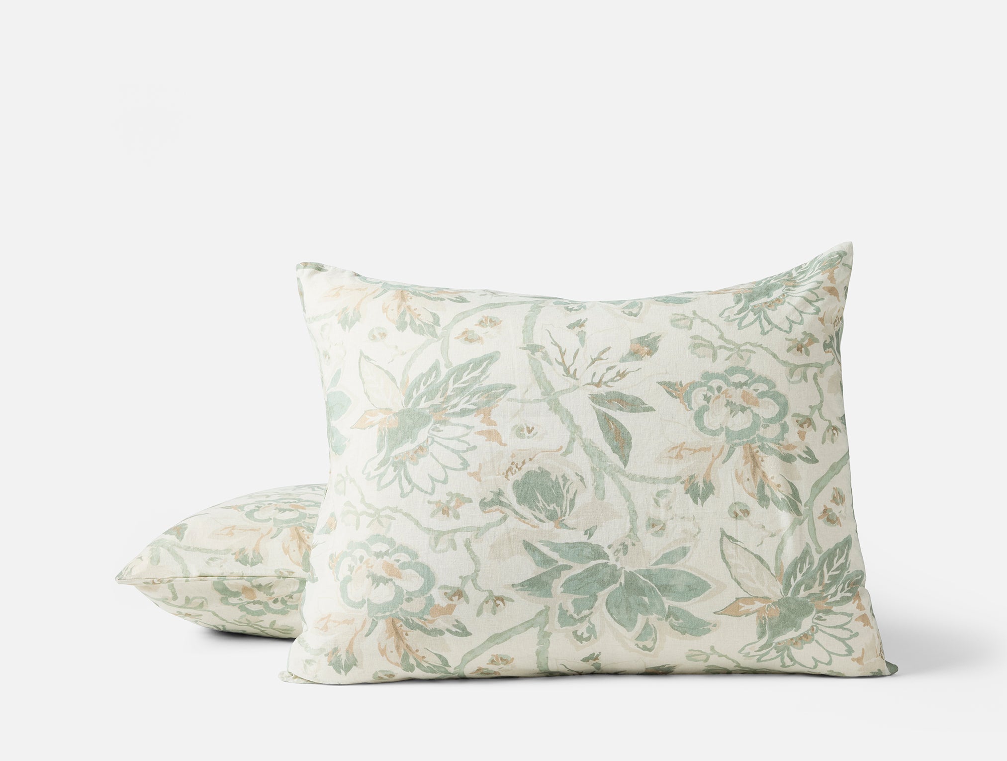 Sea Bloom Print Organic Sham