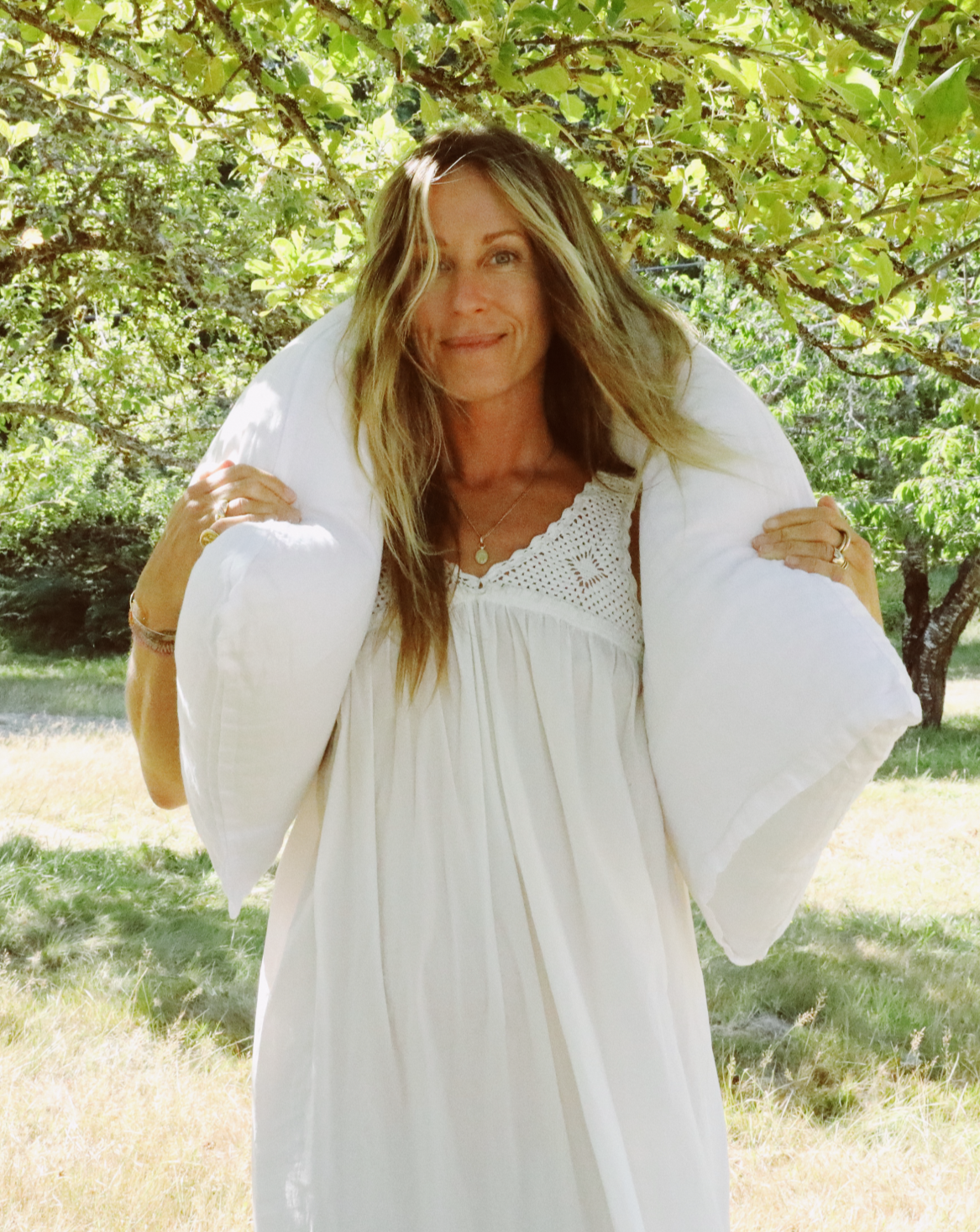 Kakun Organic Linen Body Pillow Case