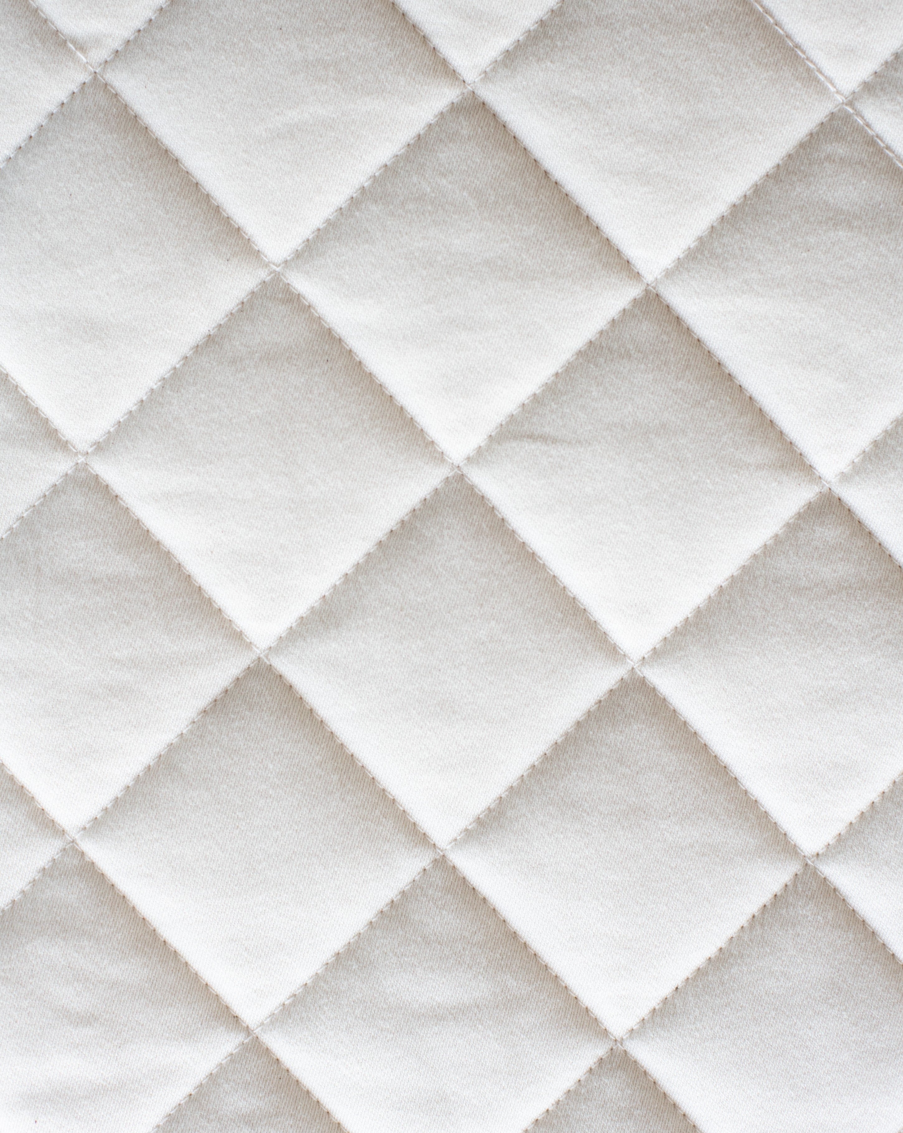 Detailed view of the Kakun organic mattress encasement pattern