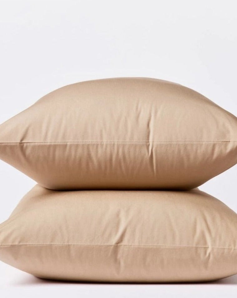 300 Thread Count Organic Cotton Percale Pillowcases