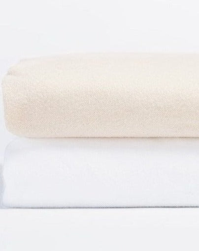 Cloud Brushed Organic Cotton Flannel Crib Sheet - Flannel Crib Sheets by Coyuchi