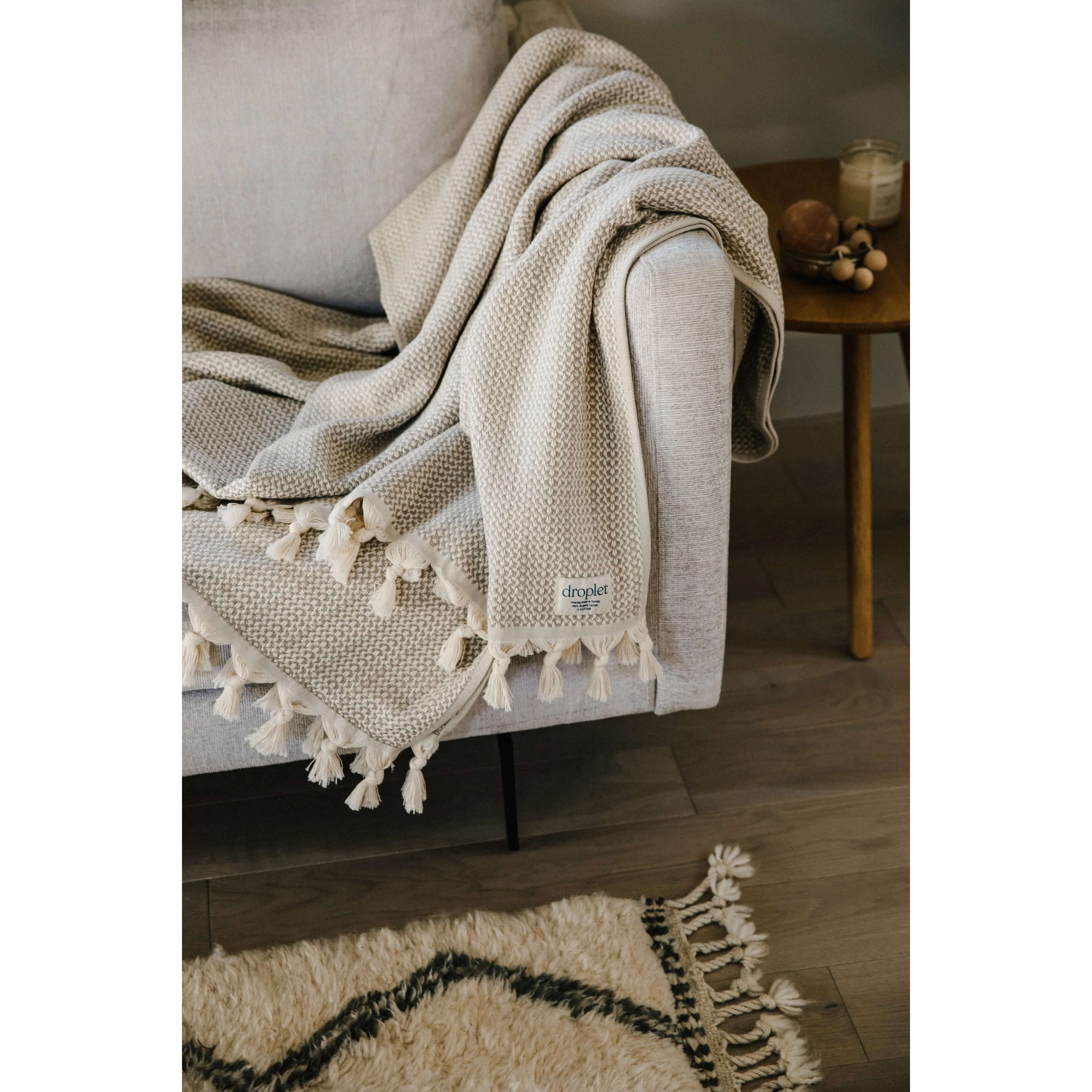 Organic Cotton Handwoven Blanket