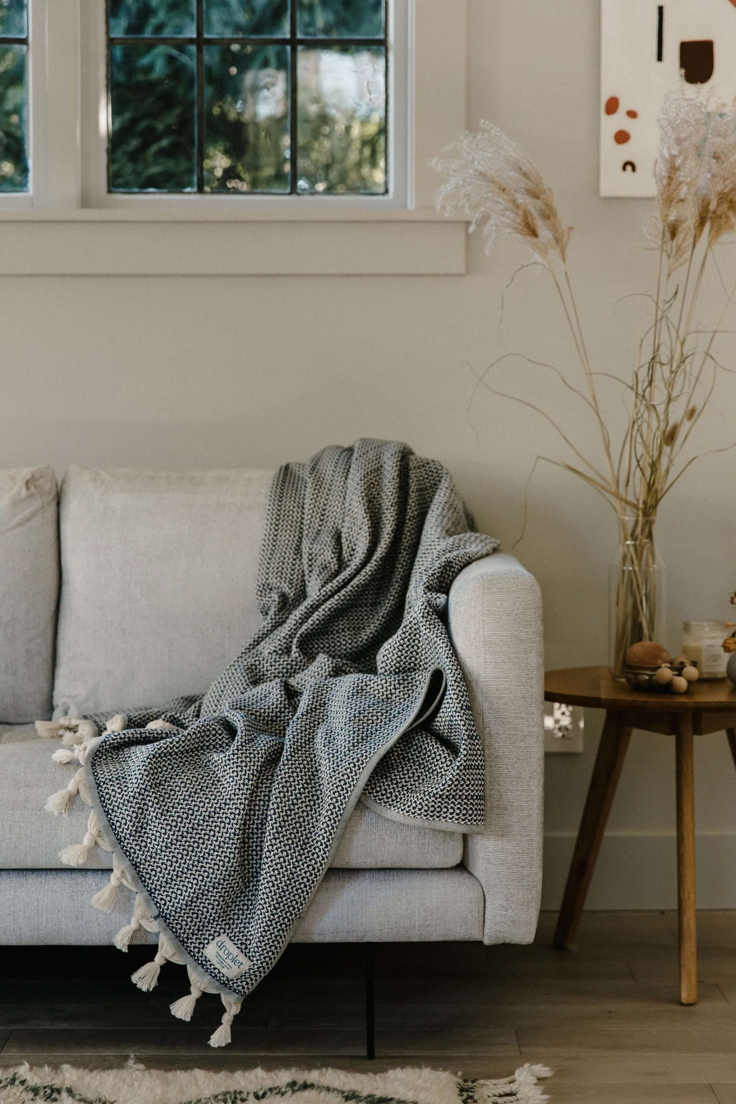 Organic Cotton Handwoven Blanket