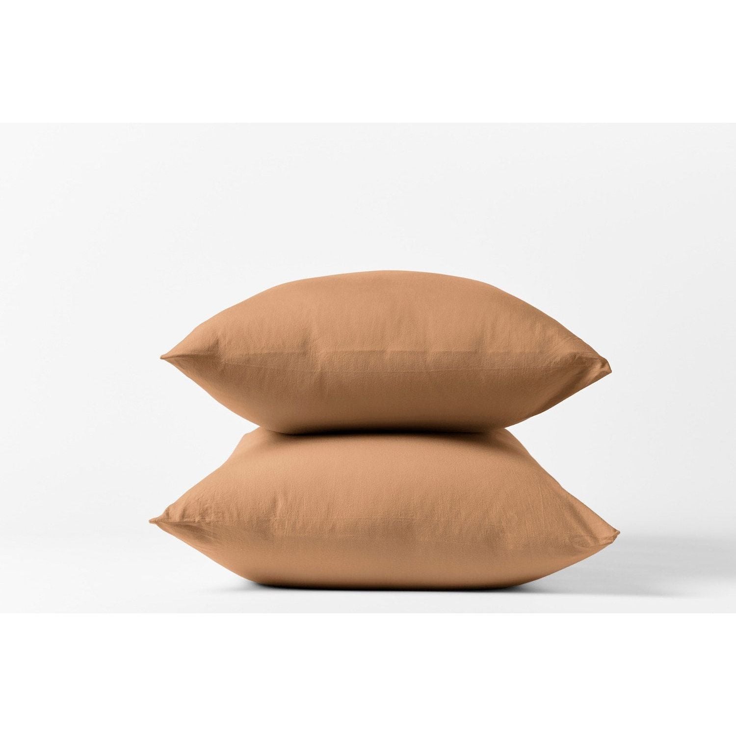 Organic Cotton Crinkled Percale Pillowcases by Coyuchi