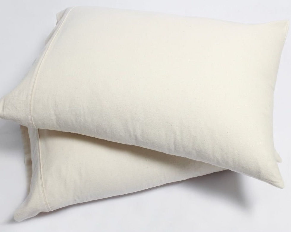 100% organic cotton flannel pillowcases