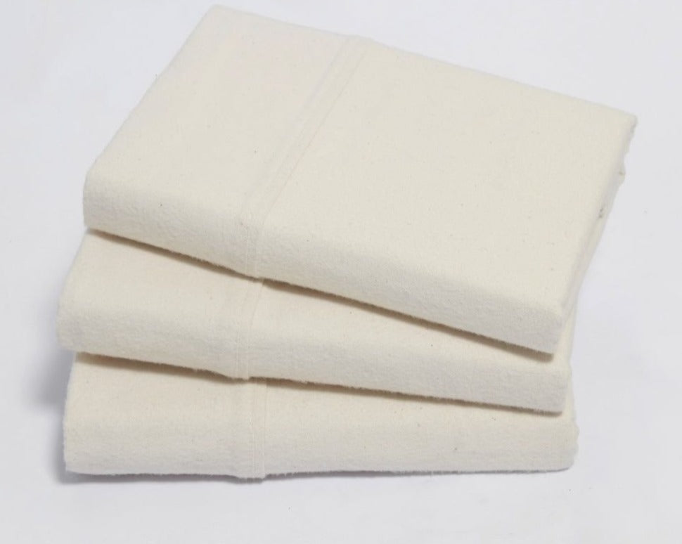 Organic Cotton Flannel Pillowcases by Naturesoft