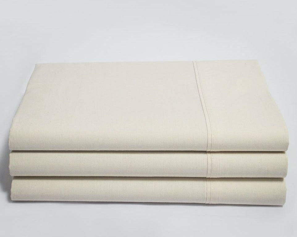 Organic Cotton Percale Flat Sheet by Naturesoft
