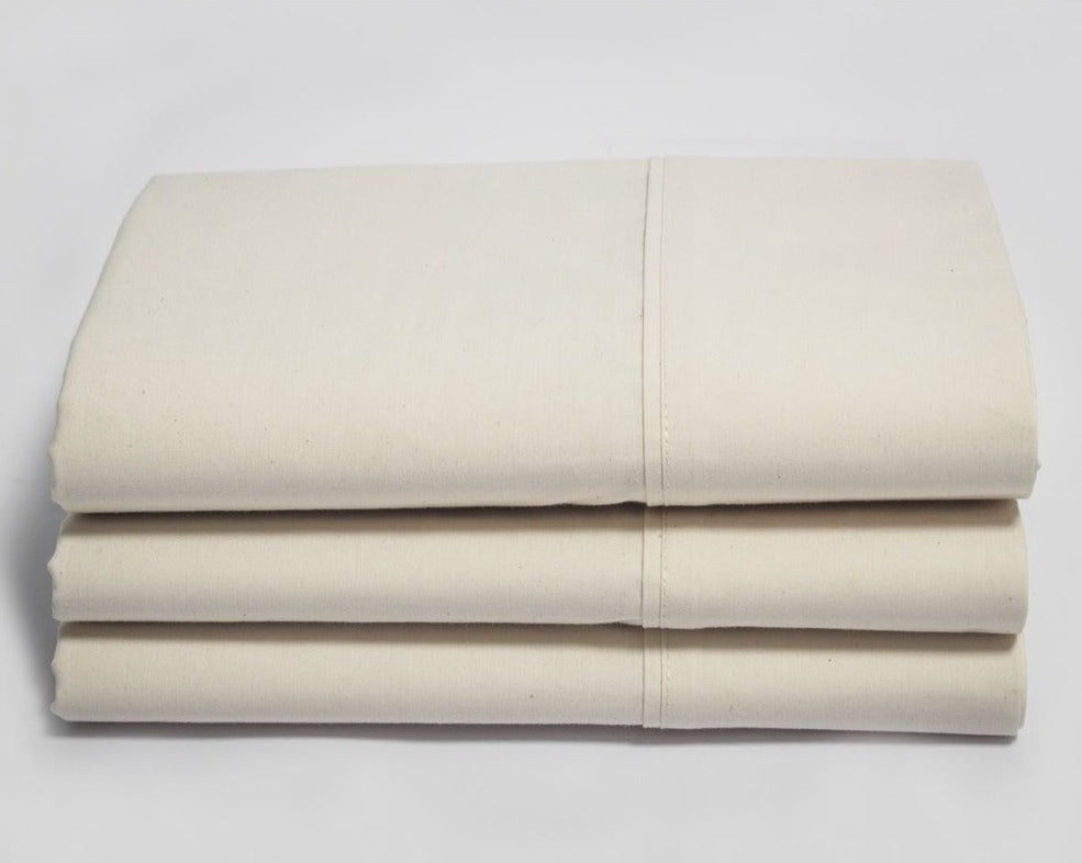 Organic Cotton Percale Pillowcases by Naturesoft