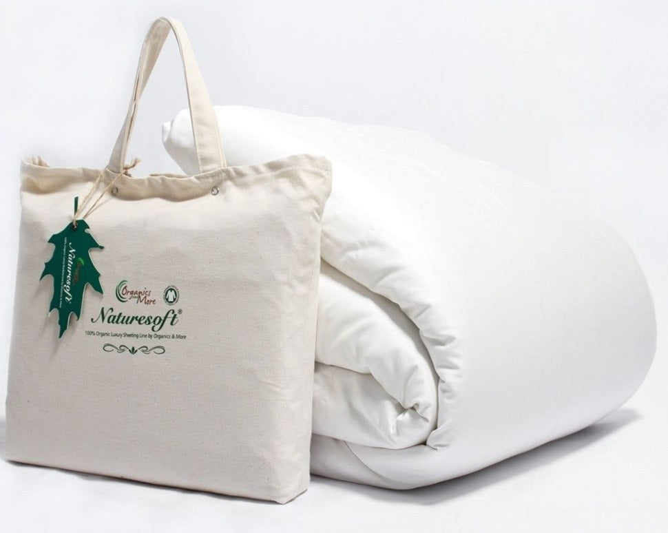 Breathable, soft, durable organic duvet covers by Naturesoft