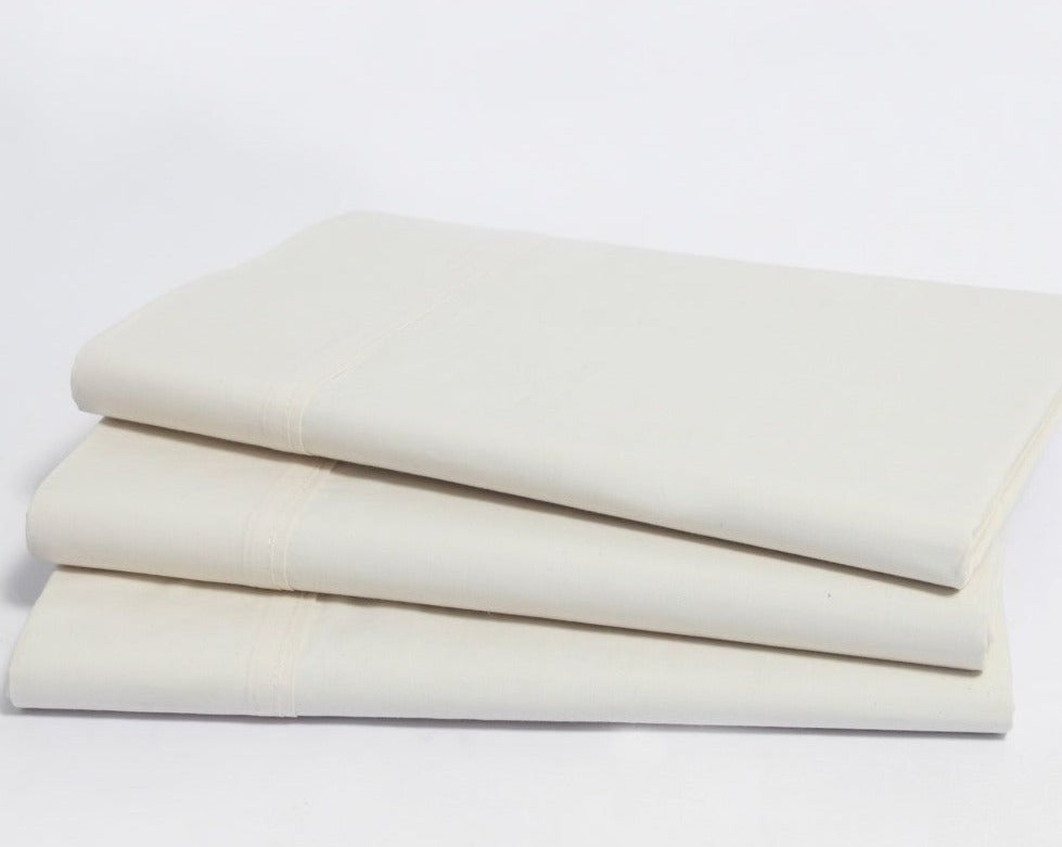 Organic Cotton Sateen Flat Sheets by Naturesoft - Soft, Breathable Flat Sheets
