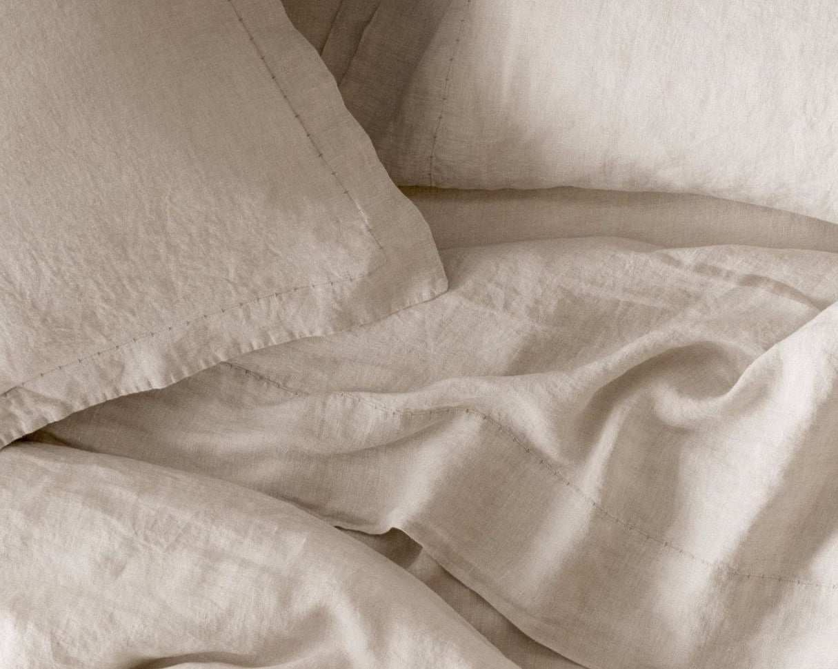 Organic Linen Bedding from Resthouse - Available in Canada